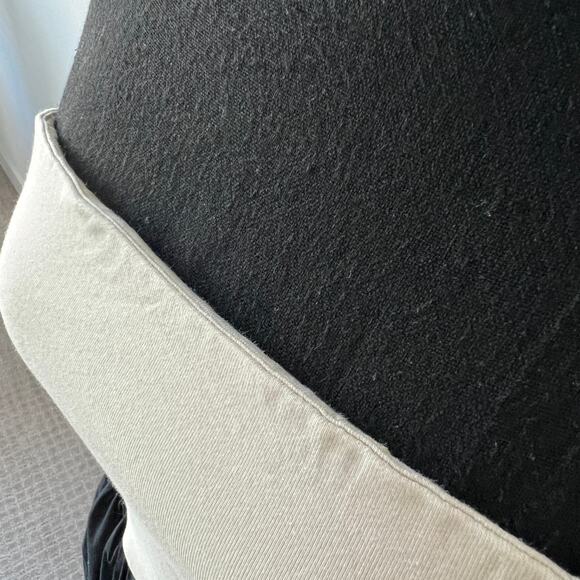 J Crew Strapless Mixy Dress Small Natural And Black Pockets Flaw - Picture 6 of 14